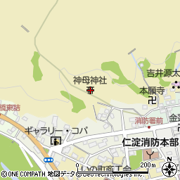神母神社周辺の地図