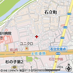 高知県高知市城山町240-29周辺の地図