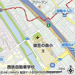 桑の本公園周辺の地図