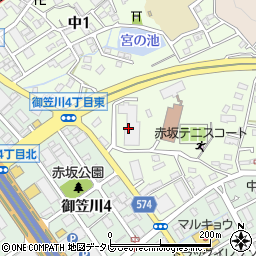 株式会社エスアールエル西日本　環境科学センター周辺の地図
