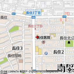 セブンイレブン福岡長住２丁目店周辺の地図