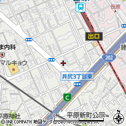 セブンイレブン福岡井尻３丁目店周辺の地図