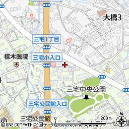 福岡県福岡市南区大橋3丁目30-29周辺の地図