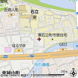 高知県高知市東城山町1-13周辺の地図
