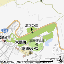 清正公園周辺の地図