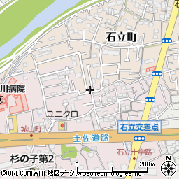 高知県高知市石立町212-6周辺の地図