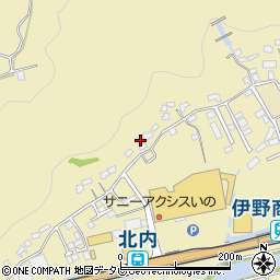 高知県吾川郡いの町1848周辺の地図