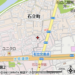 高知県高知市城山町233-30周辺の地図