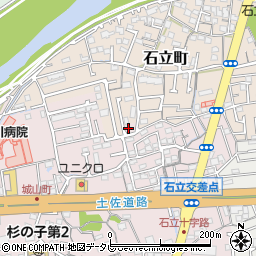 高知県高知市城山町239周辺の地図