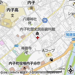 愛媛県喜多郡内子町内子1792周辺の地図