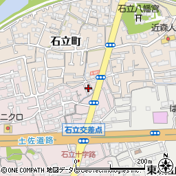 高知県高知市城山町234周辺の地図