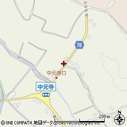 福岡県田川郡添田町中元寺1065周辺の地図