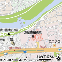 高知県高知市城山町285周辺の地図