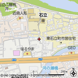 高知県高知市東城山町4-36周辺の地図
