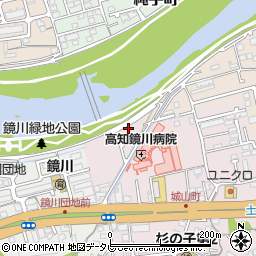 高知県高知市城山町296周辺の地図