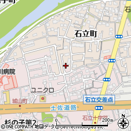高知県高知市石立町211-4周辺の地図