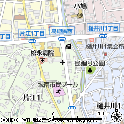 兼若商店周辺の地図