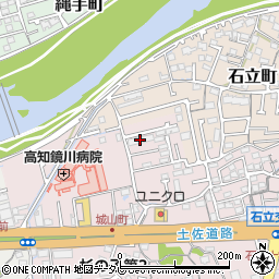 高知県高知市城山町255周辺の地図