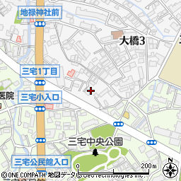 福岡県福岡市南区大橋3丁目30-48周辺の地図