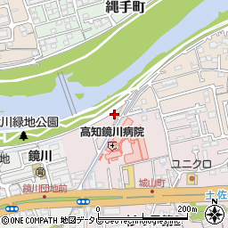 高知県高知市城山町290周辺の地図