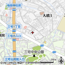 福岡県福岡市南区大橋3丁目30-49周辺の地図