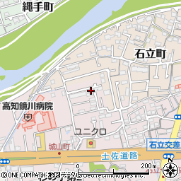 高知県高知市城山町250-1周辺の地図