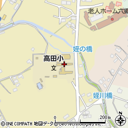 豊後高田市立高田小学校周辺の地図