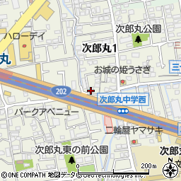 株式会社博多鳶タキヤマ　本社周辺の地図