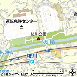枝川公園周辺の地図