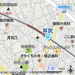 坂井アパート周辺の地図