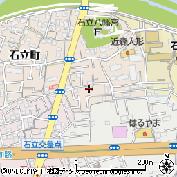 高知県高知市石立町32周辺の地図