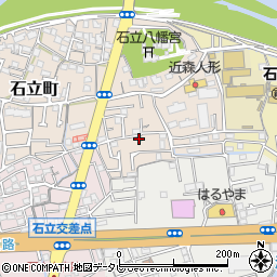 高知県高知市石立町32-6周辺の地図