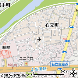 高知県高知市石立町211-1周辺の地図