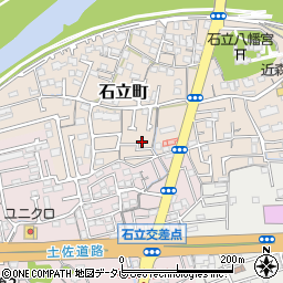 高知県高知市石立町102-23周辺の地図