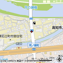 高知県高知市東石立町周辺の地図