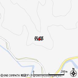 和歌山県東牟婁郡串本町佐部周辺の地図