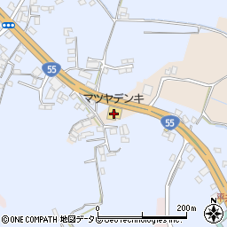 マツヤデンキのいち店周辺の地図