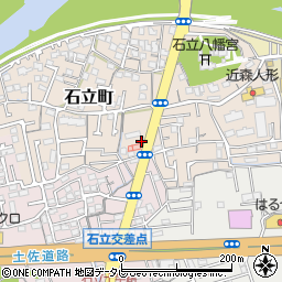 高知県高知市石立町95-4周辺の地図