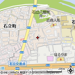 高知県高知市石立町24-7周辺の地図