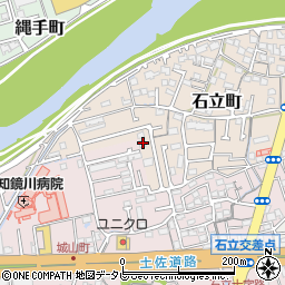 高知県高知市石立町212-7周辺の地図