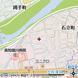 高知県高知市石立町223-19周辺の地図