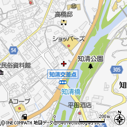 ファミリーマート内子店周辺の地図