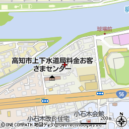 高知県高知市大原町周辺の地図