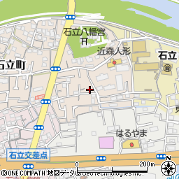 高知県高知市石立町26周辺の地図