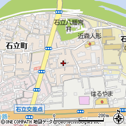 高知県高知市石立町24-3周辺の地図
