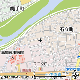 高知県高知市石立町223-24周辺の地図