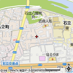 高知県高知市石立町26-2周辺の地図