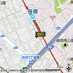 城南コベッツ　笹原駅前教室周辺の地図