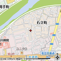 高知県高知市石立町211-2周辺の地図