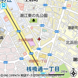 高知県高知市桟橋通1丁目2-16周辺の地図